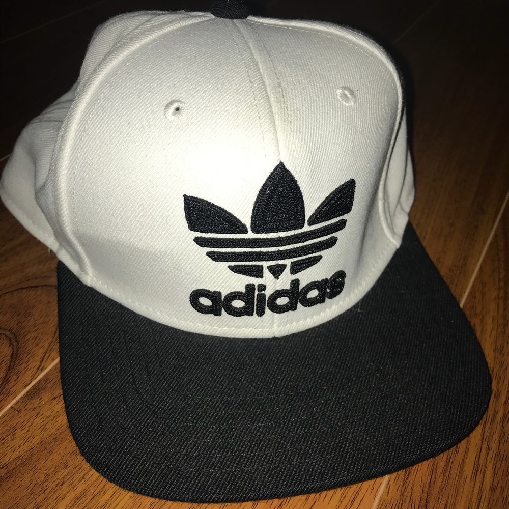 Black & White Adidas Hat